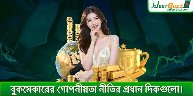 বুকমেকারের গোপনীয়তা নীতির প্রধান দিকগুলো।